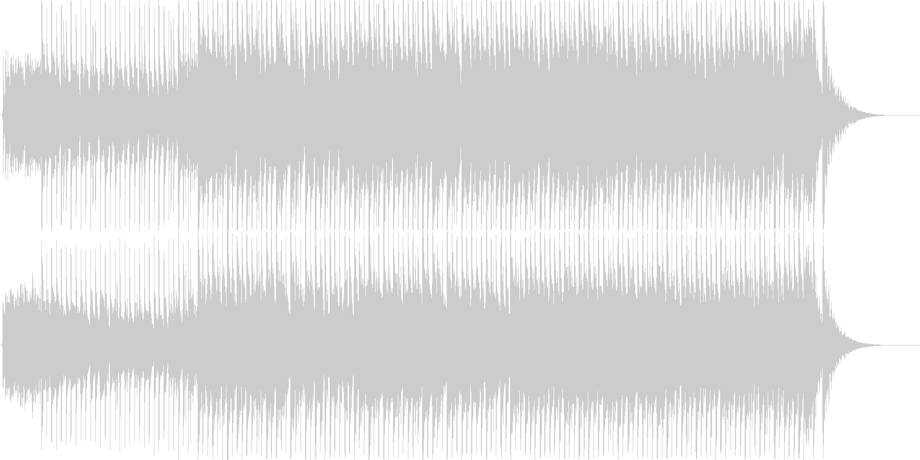 躍動感溢れる和風BGM!!の未再生の波形