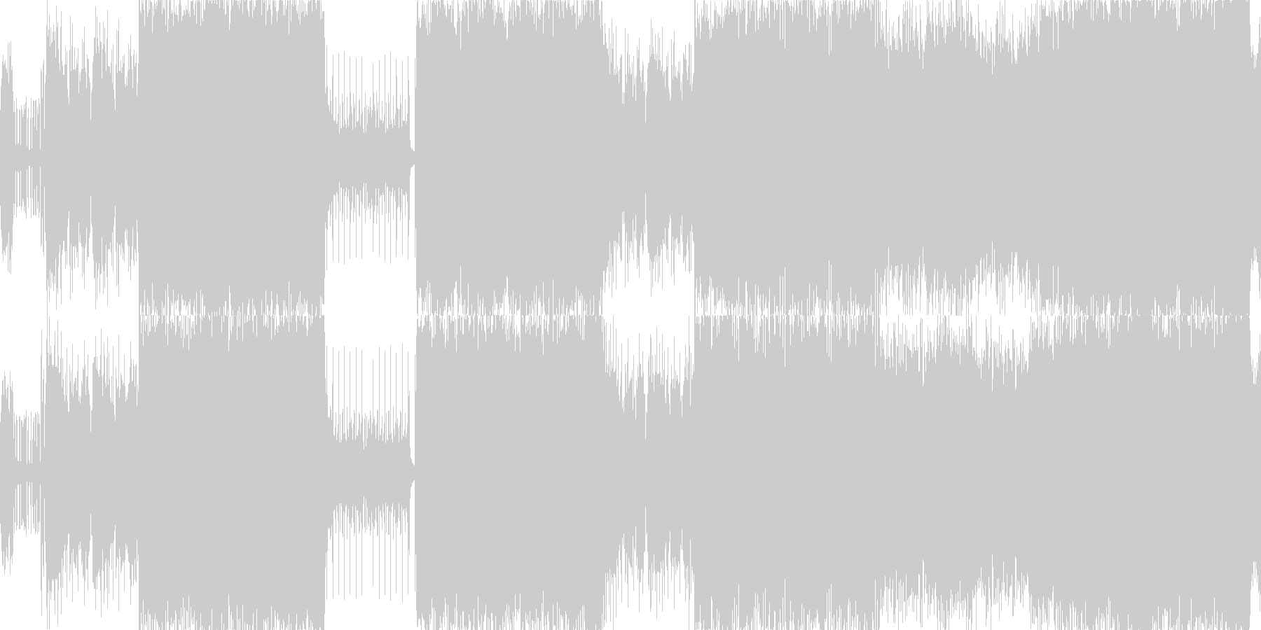 高音質♪マトリックス風テクノループ曲の未再生の波形
