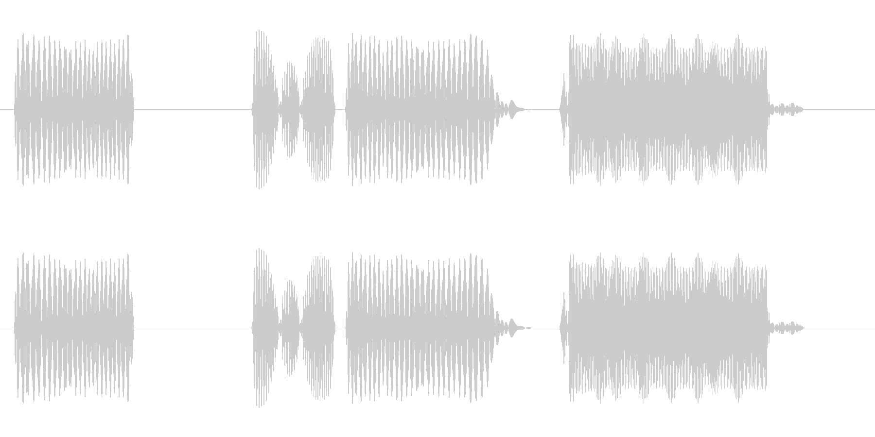 プヨン (柔らかい効果音)の未再生の波形
