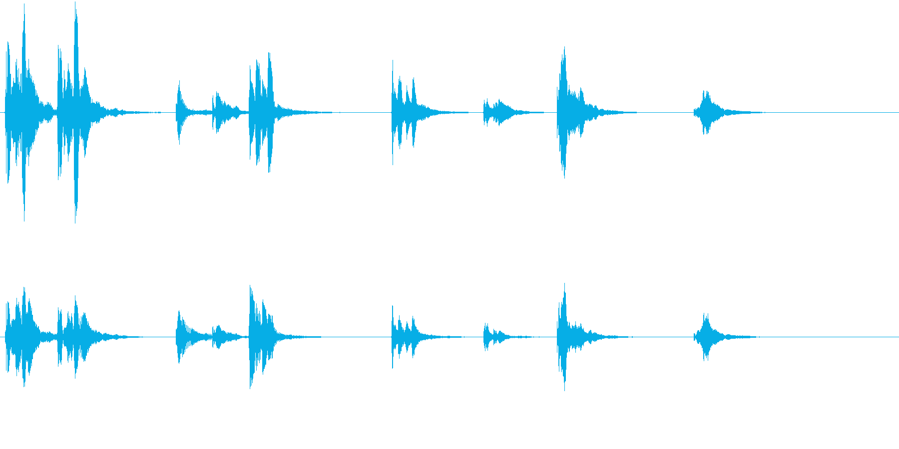 トムとジェリー風アニメ音楽「ウィンク」1の再生済みの波形