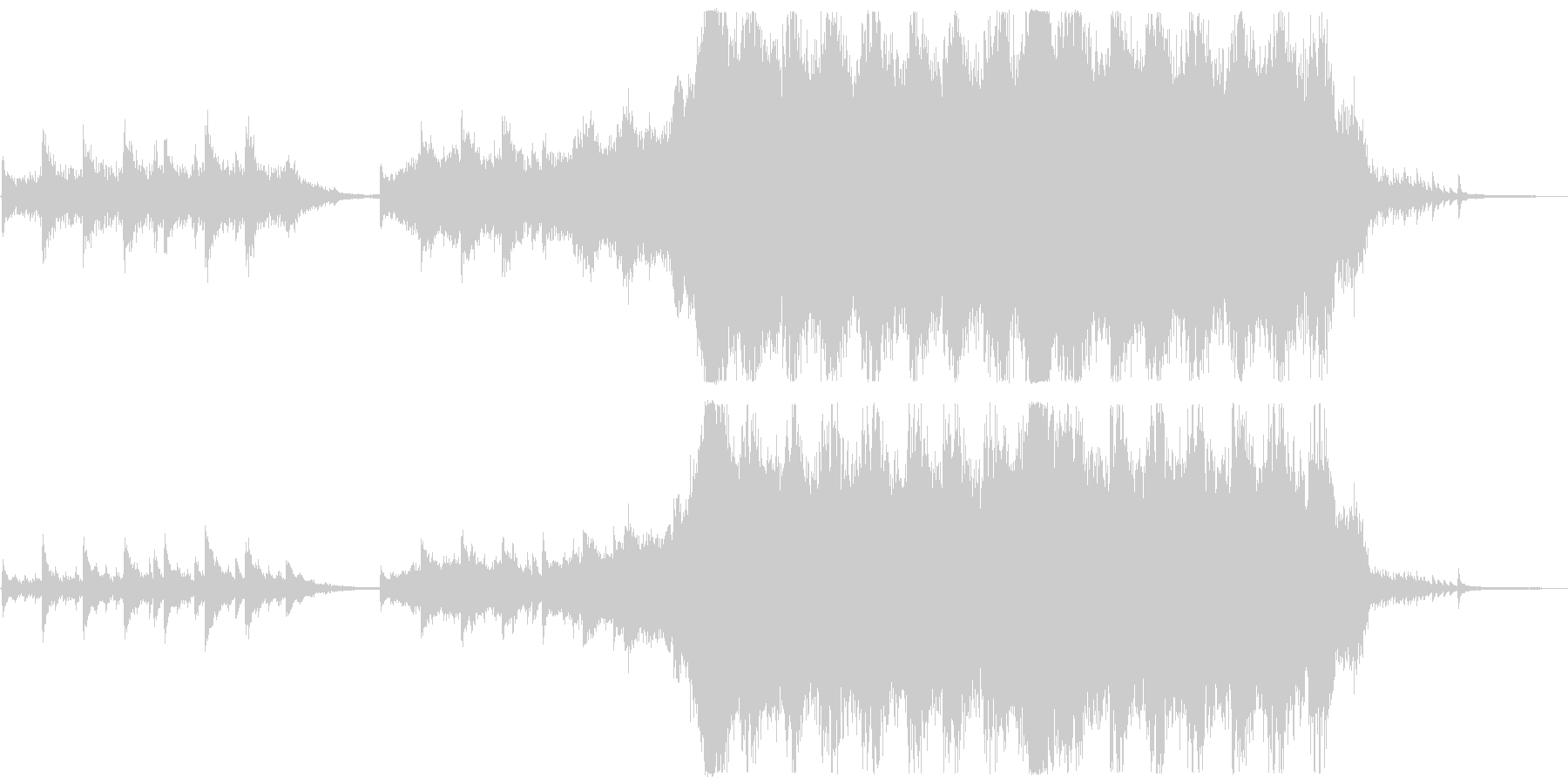 Imposingの未再生の波形