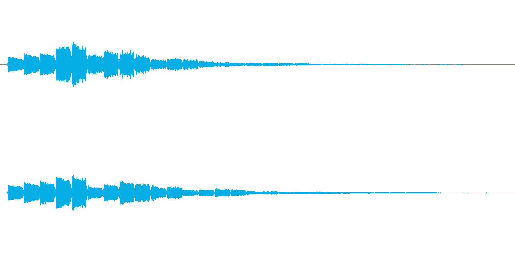 キラキラキラッ(星、回復音など)の再生済みの波形
