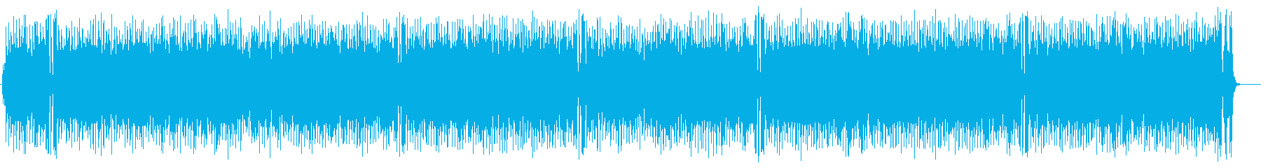 ワールド系サンバ風BGM(フルサイズ)の再生済みの波形