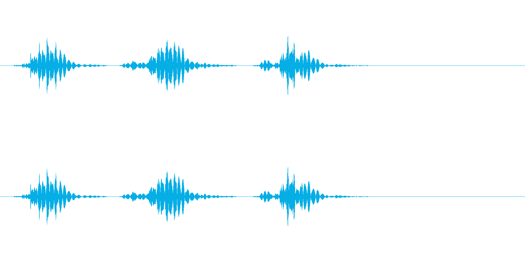 【生活音】マウスホイールまわすの再生済みの波形