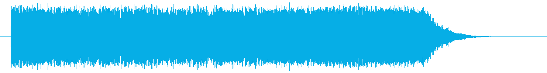 明るいキラキラしたシンセサイザーの曲の再生済みの波形