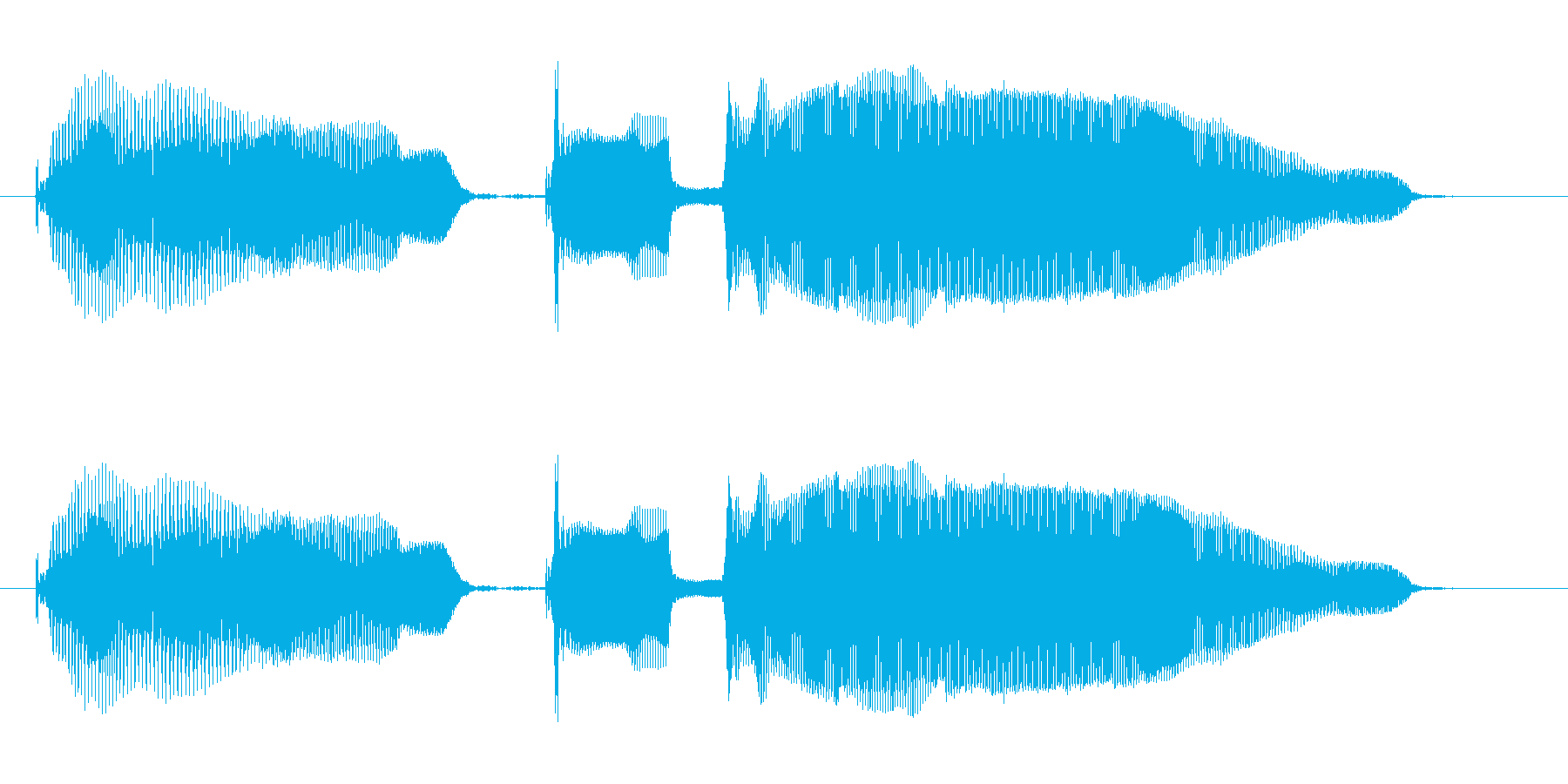 カウントダウン の再生済みの波形