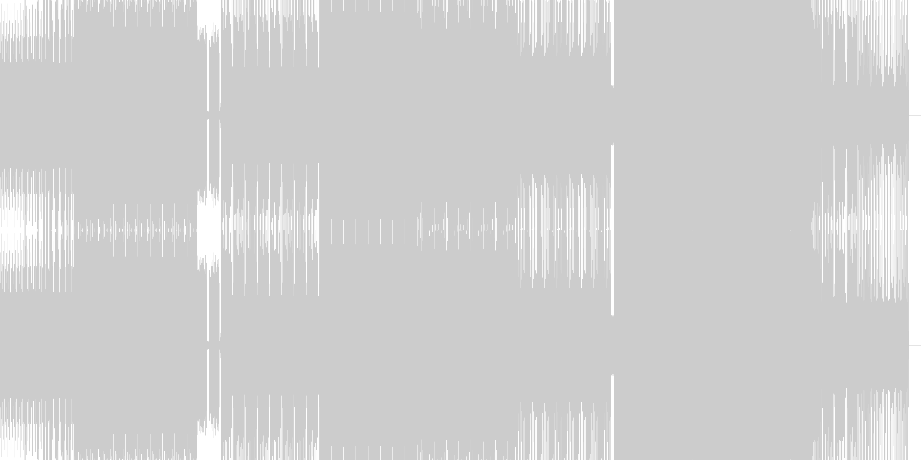 mp3 / 44.1kHz / 320…の未再生の波形