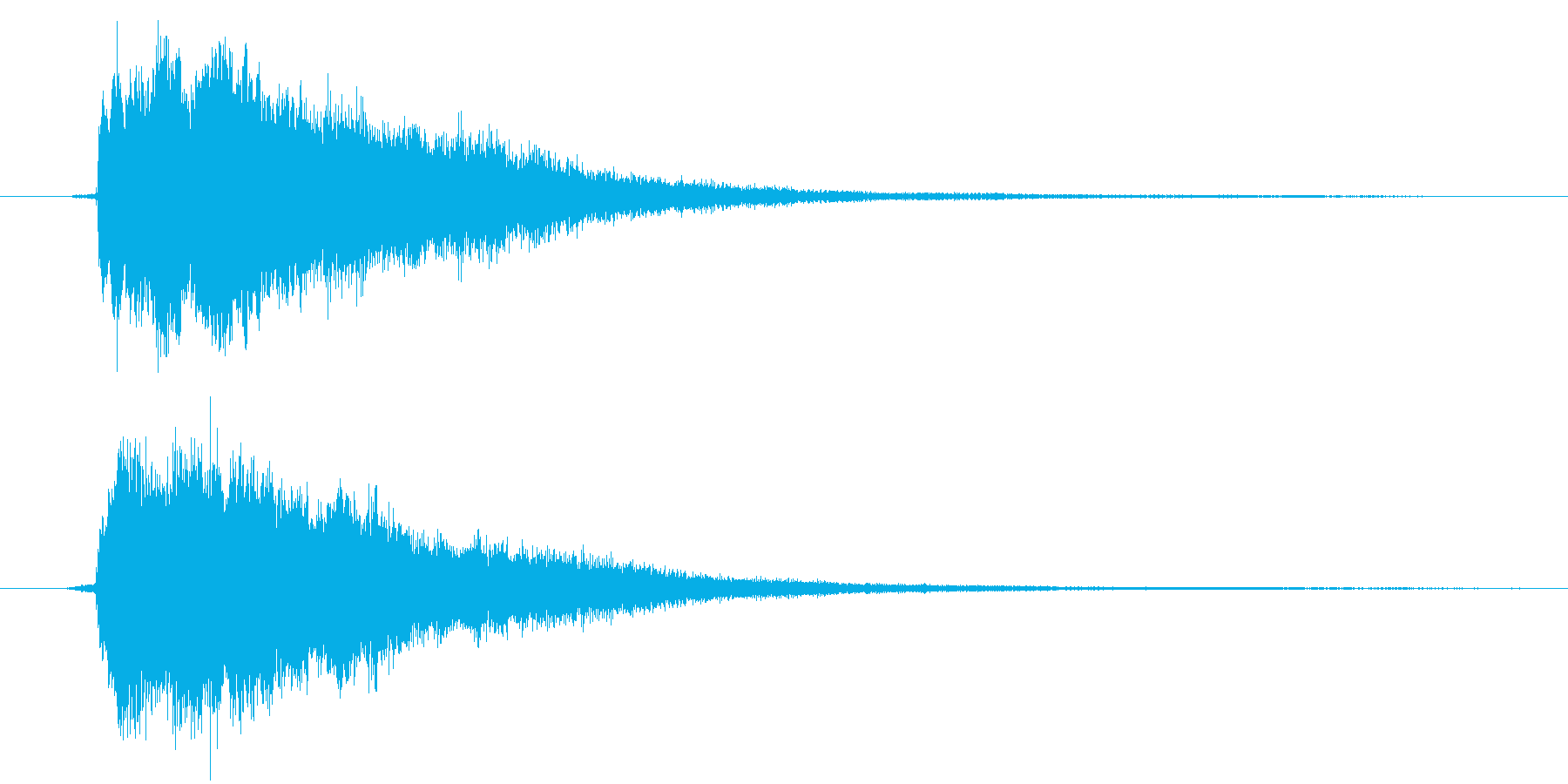 IT系効果音1の再生済みの波形