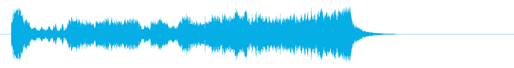 気品高いオーケストラ楽曲(イントロ)の再生済みの波形
