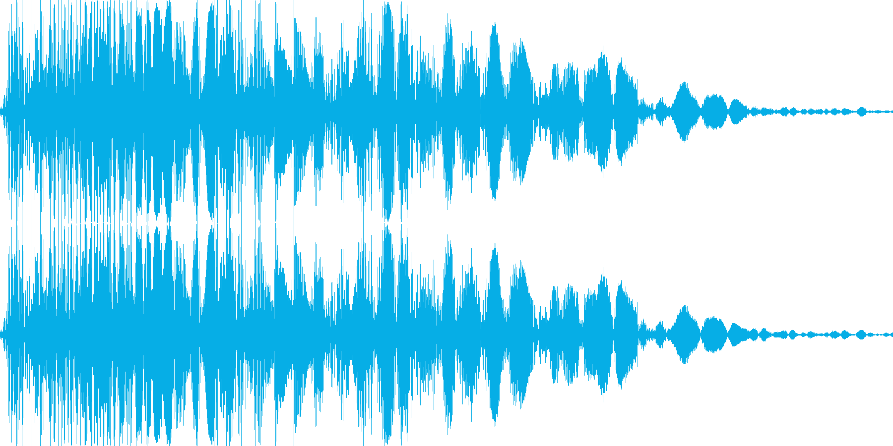 バシッ(殴ったようなツッコミ・打撃音)の再生済みの波形
