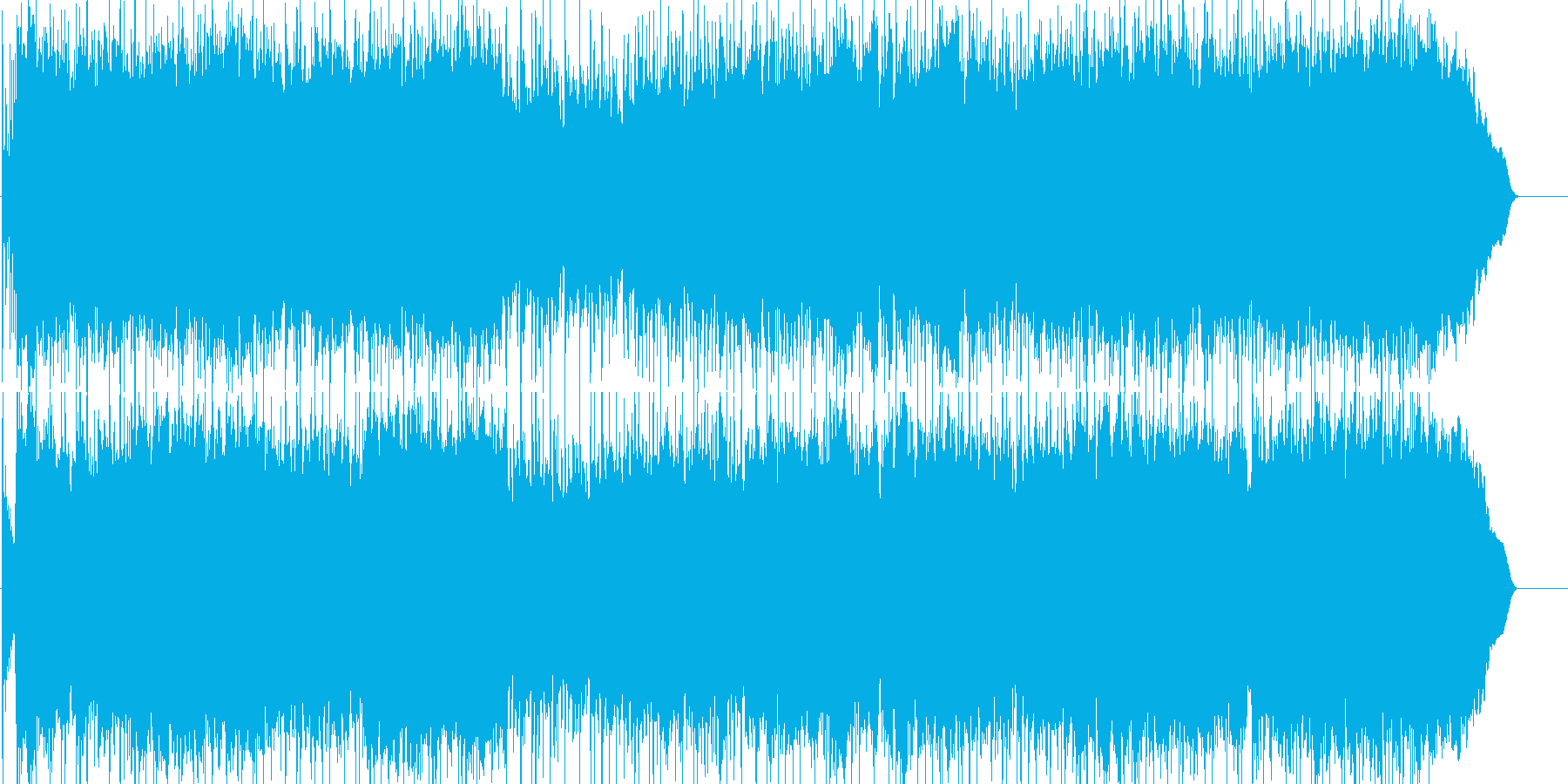 未来へと進む爽やかなロックの再生済みの波形