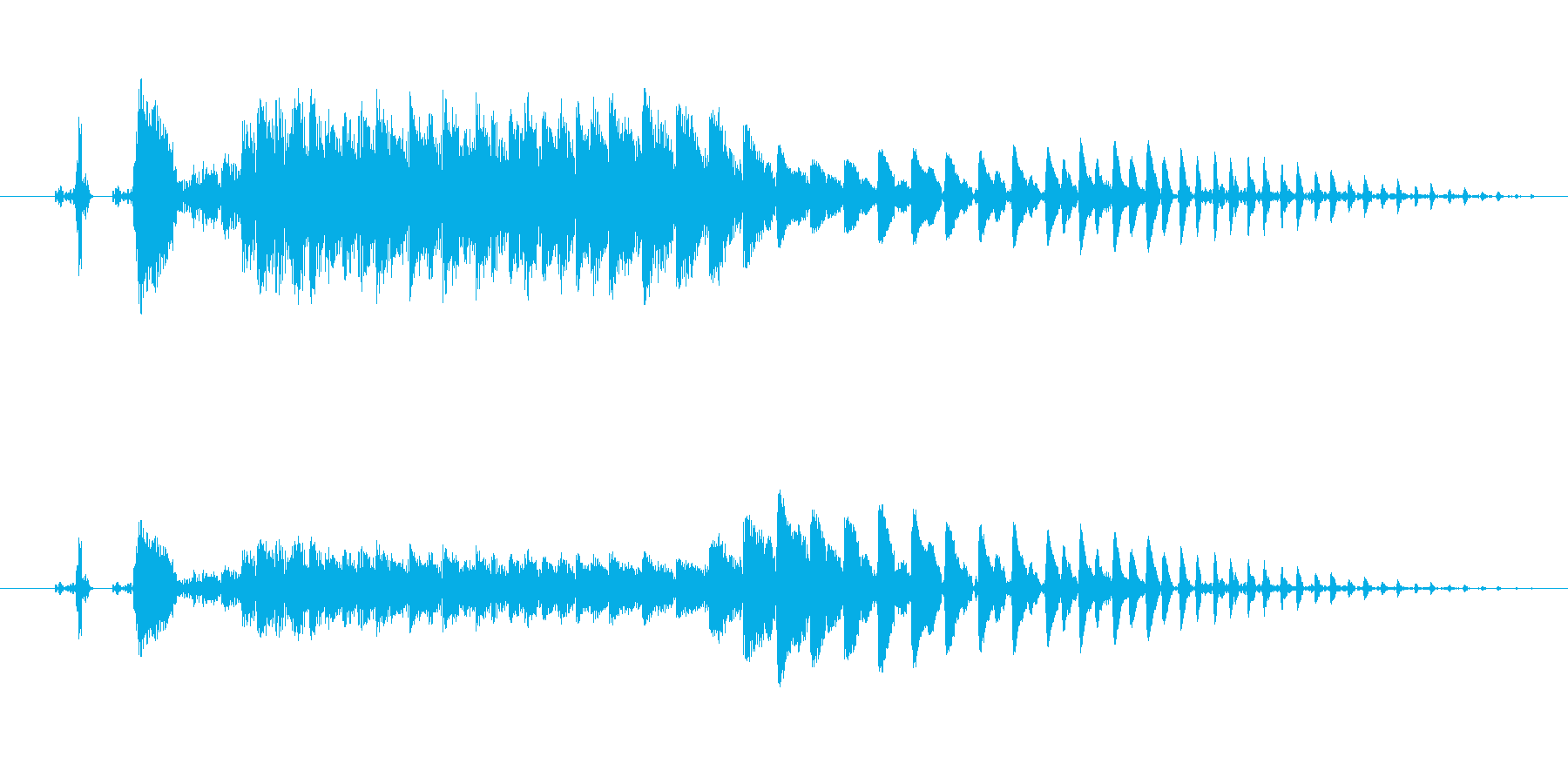 ポイ〜ン!コミカルで間抜けな効果音です!の再生済みの波形