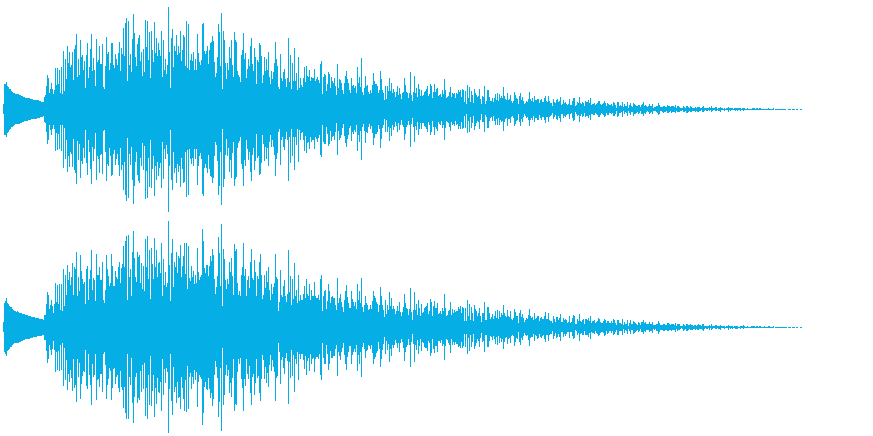 キンキラ...。輝く・変身する音Bの再生済みの波形