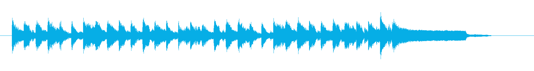 Positive Whistlingの再生済みの波形