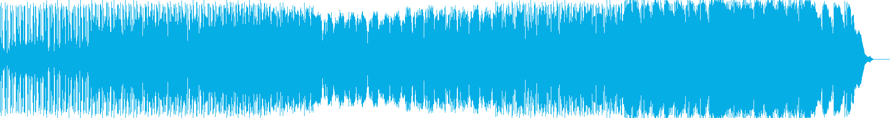 だんだんと蠢きが広がり襲ってくるテクノの再生済みの波形