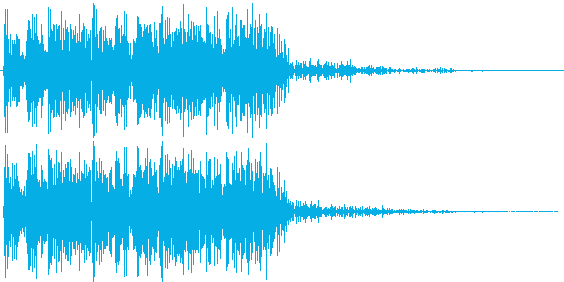 何かが終わった時の音に使えると思いますの再生済みの波形