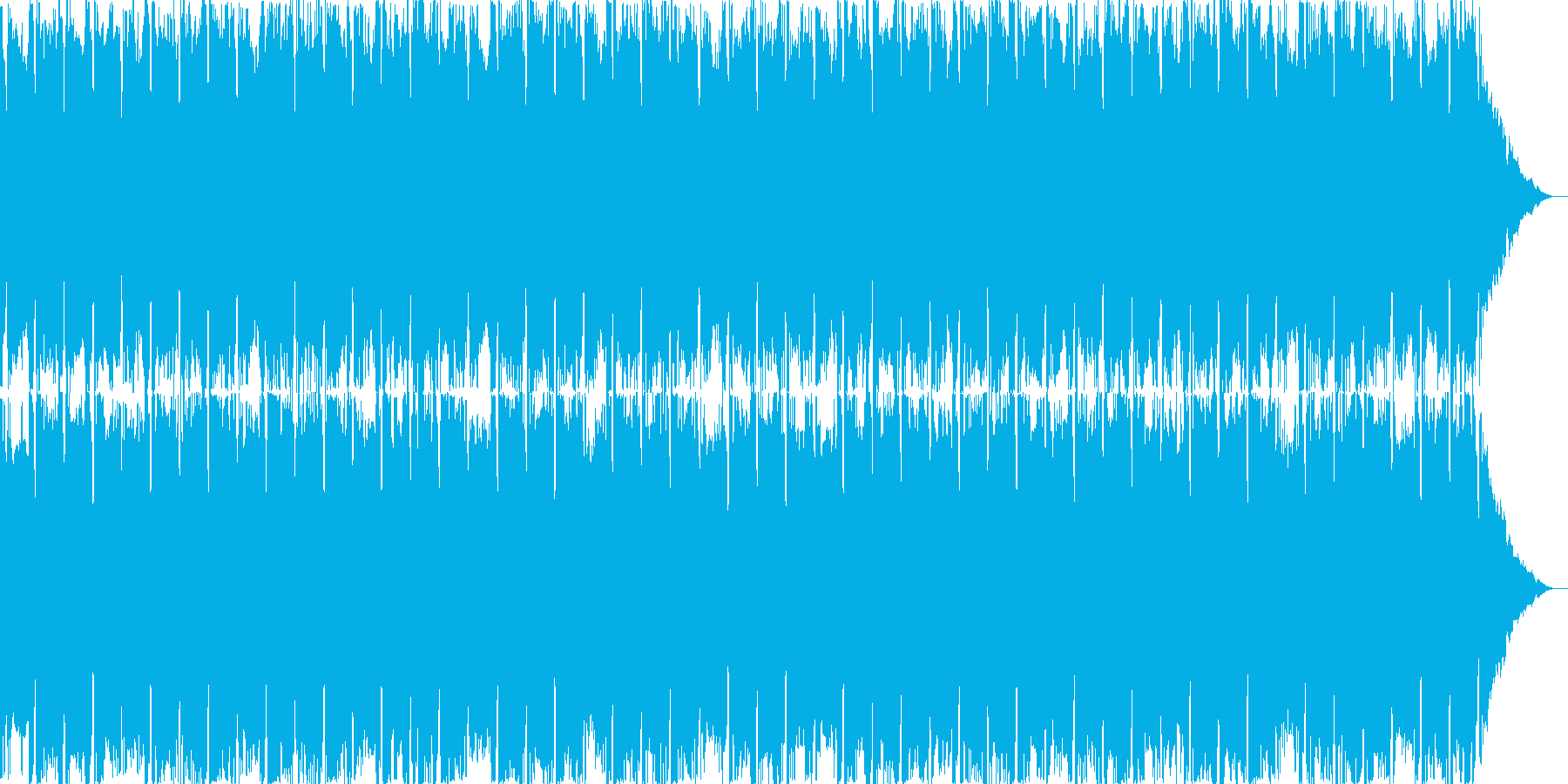 癒しをテーマに制作した楽曲ですの再生済みの波形