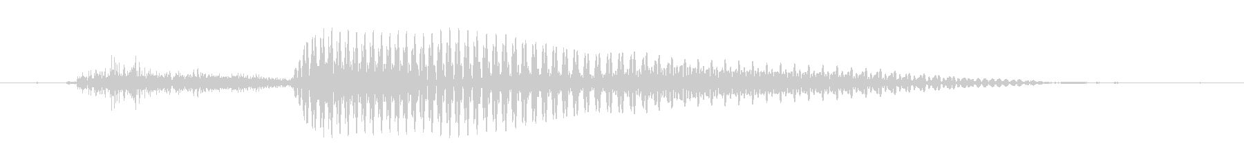 2　(Two, トゥ、ツー、英語発音,…の未再生の波形