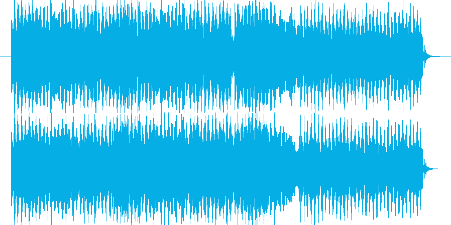 ポップでキャッチーな元気溢れる曲です。…の再生済みの波形