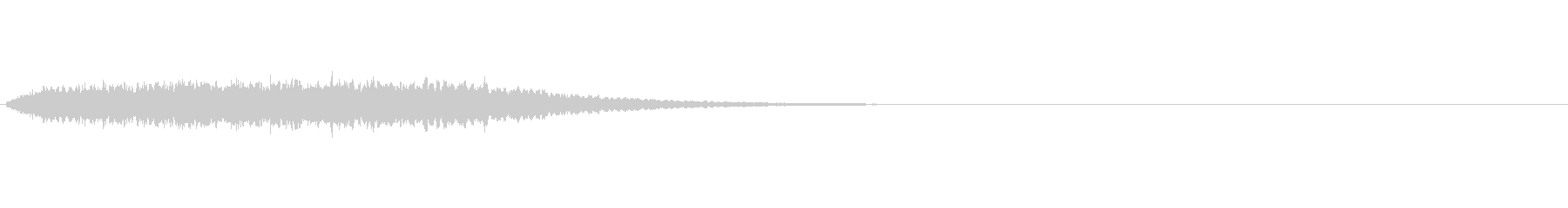 光に包まれたような神秘的な音ですの未再生の波形