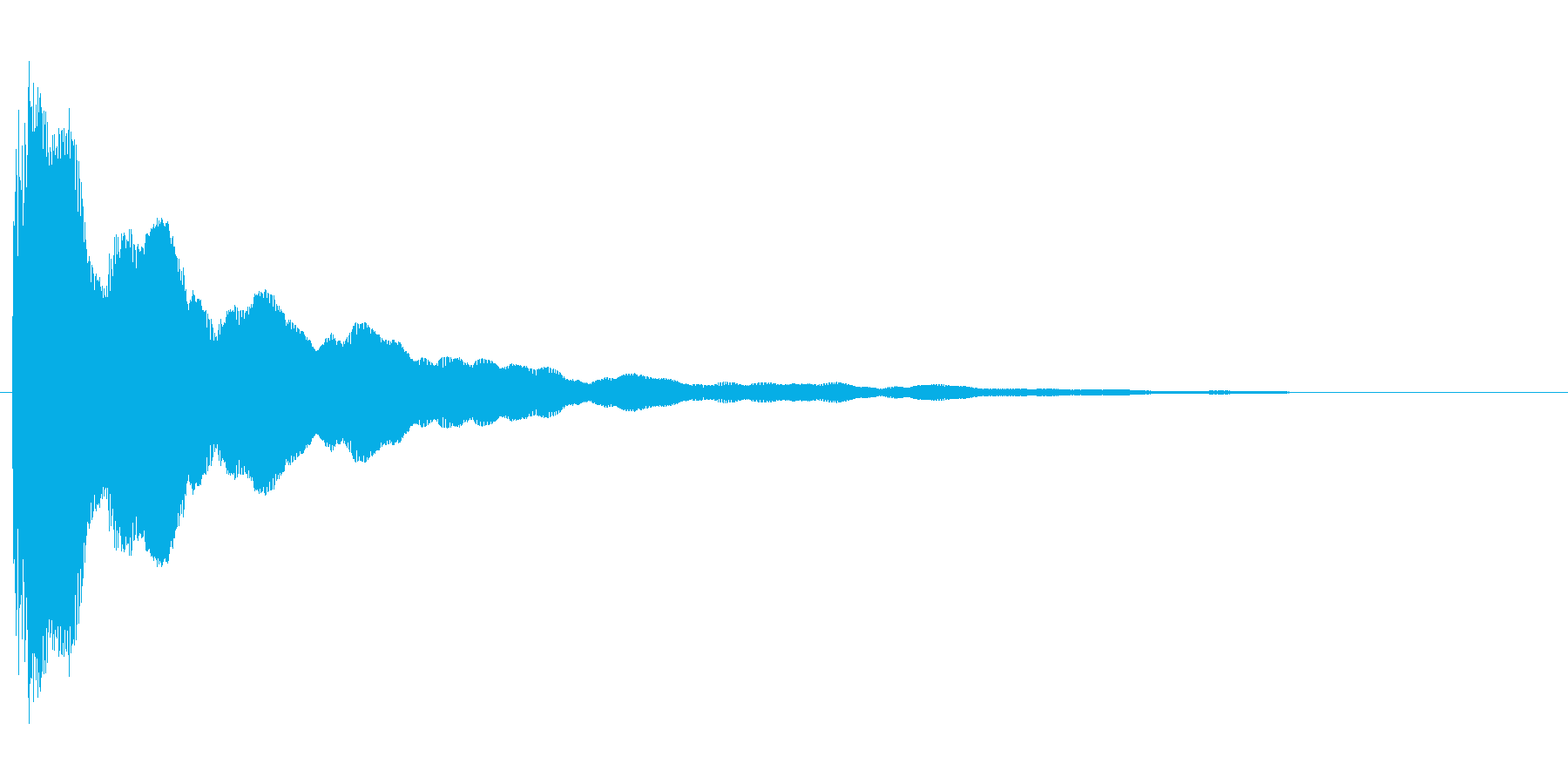 コミカルなバネのような効果音(mid)の再生済みの波形