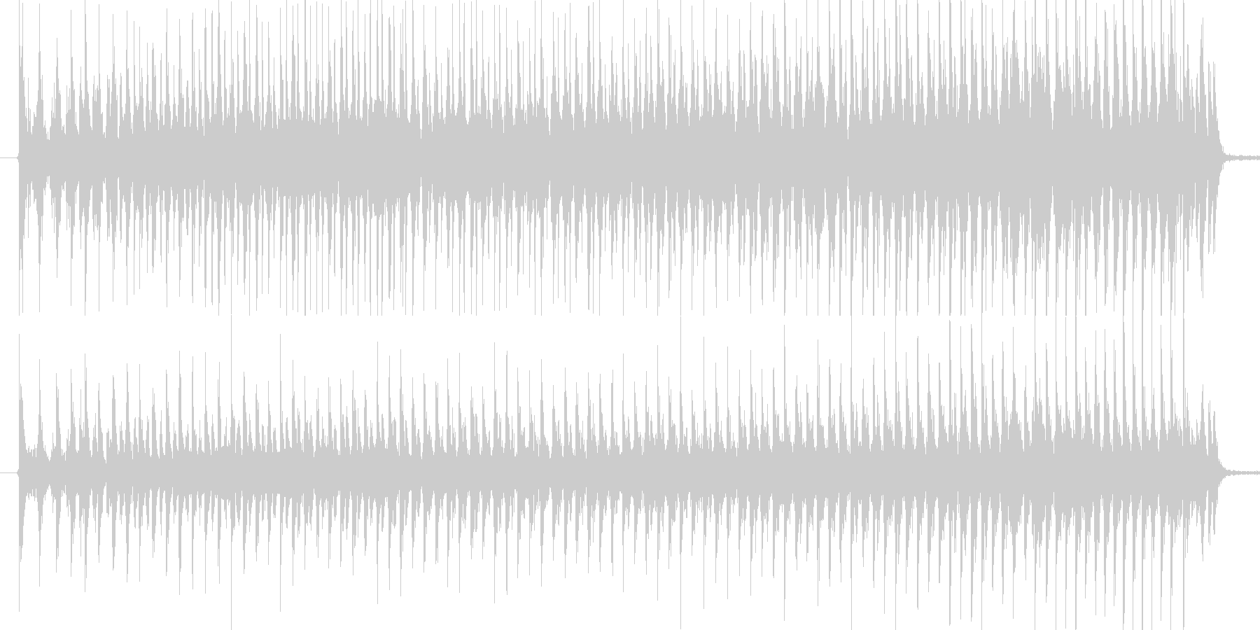 ドリルのバリバリした音です。の未再生の波形