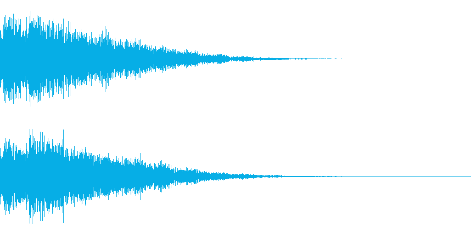 緊張感や恐怖感を煽るイメージの擬音です。の再生済みの波形