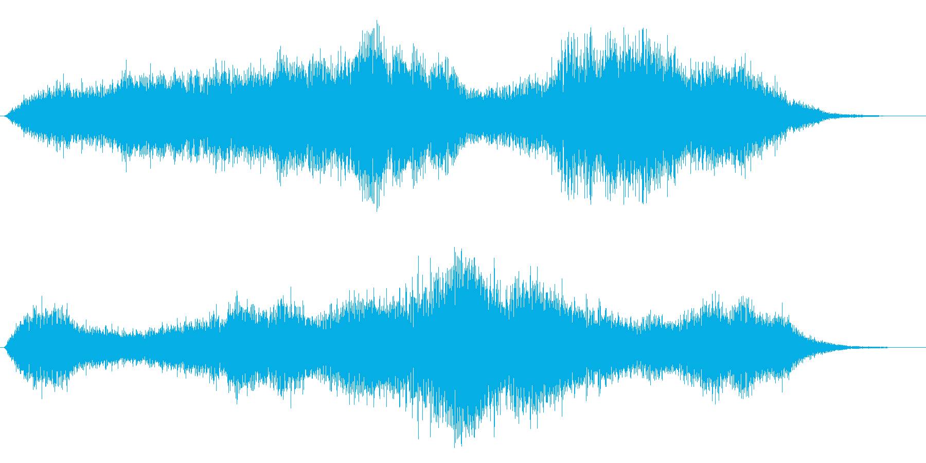 タイトル音の再生済みの波形