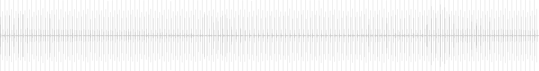 チッチッチッ……(時計・秒針60sec)の未再生の波形