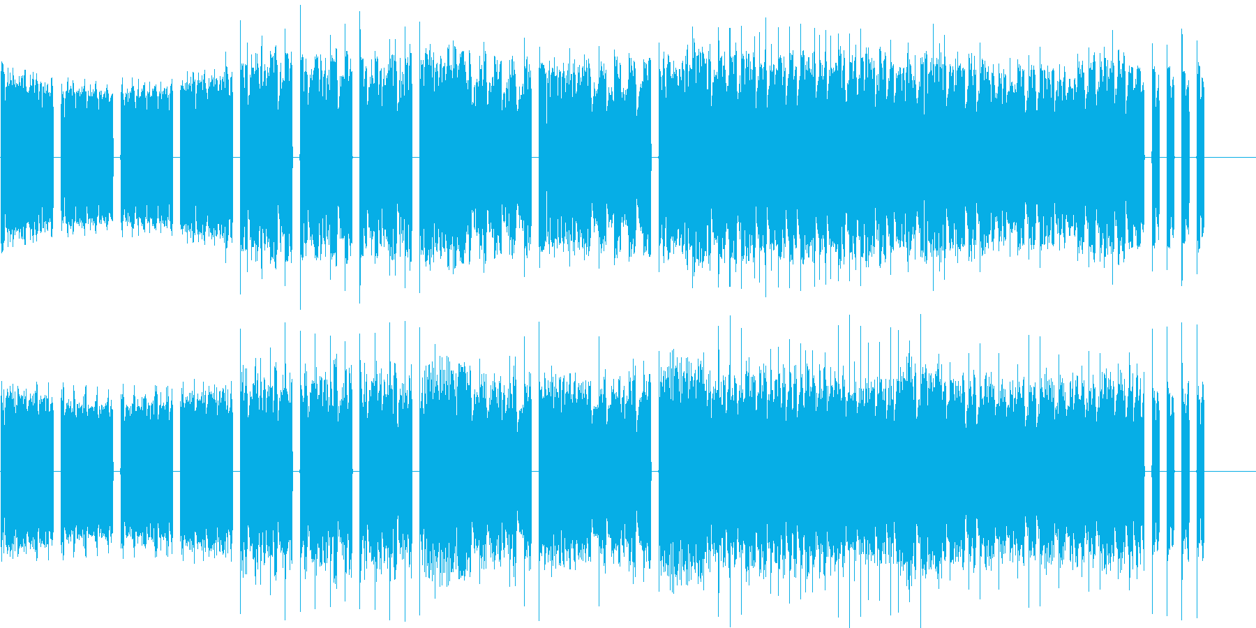 ピコピコ音楽です。宜しくお願い致します。の再生済みの波形