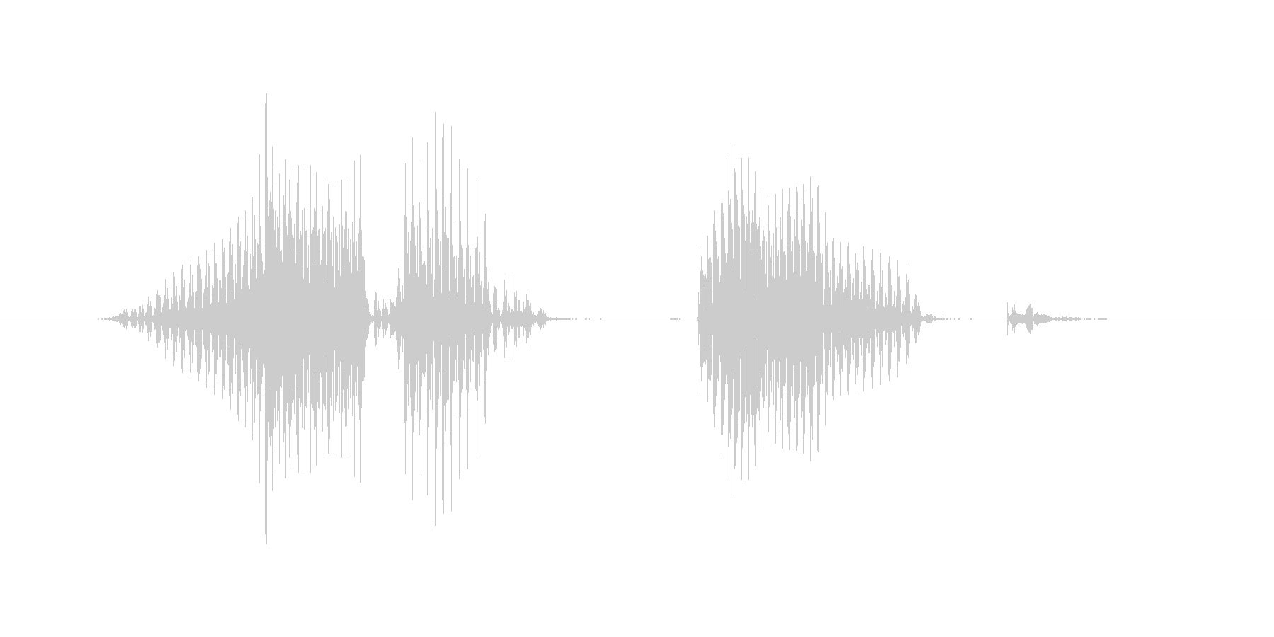 レベル8(えいと)の未再生の波形