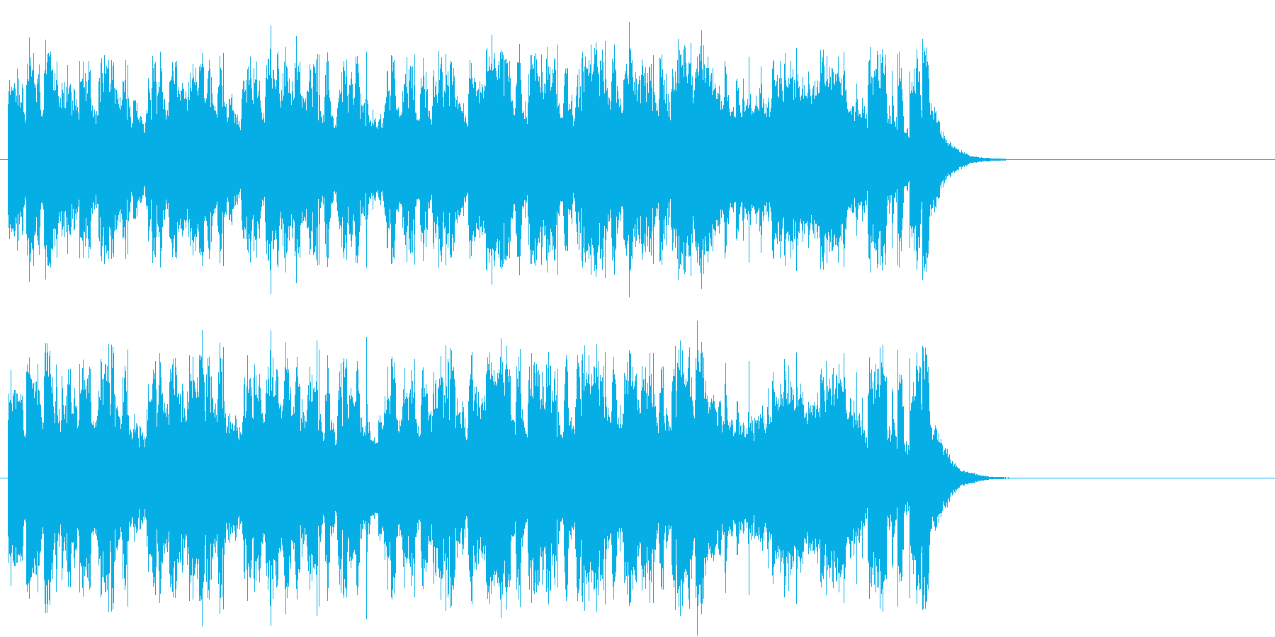 はつらつ気分のポップ(サビ)の再生済みの波形