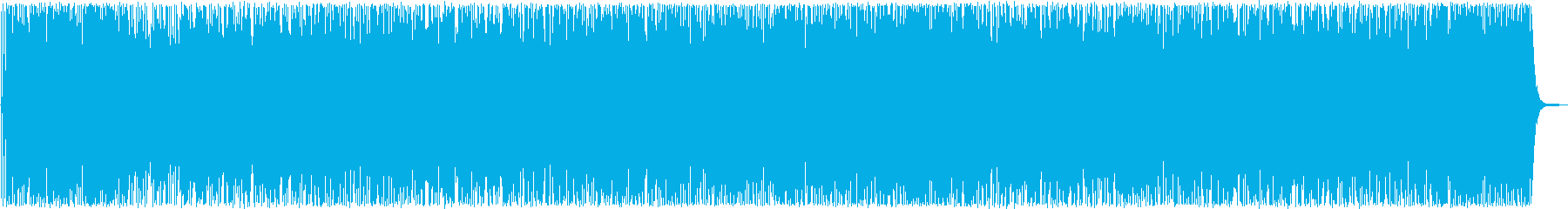 明るい未来へ向かうようなポップス曲の再生済みの波形