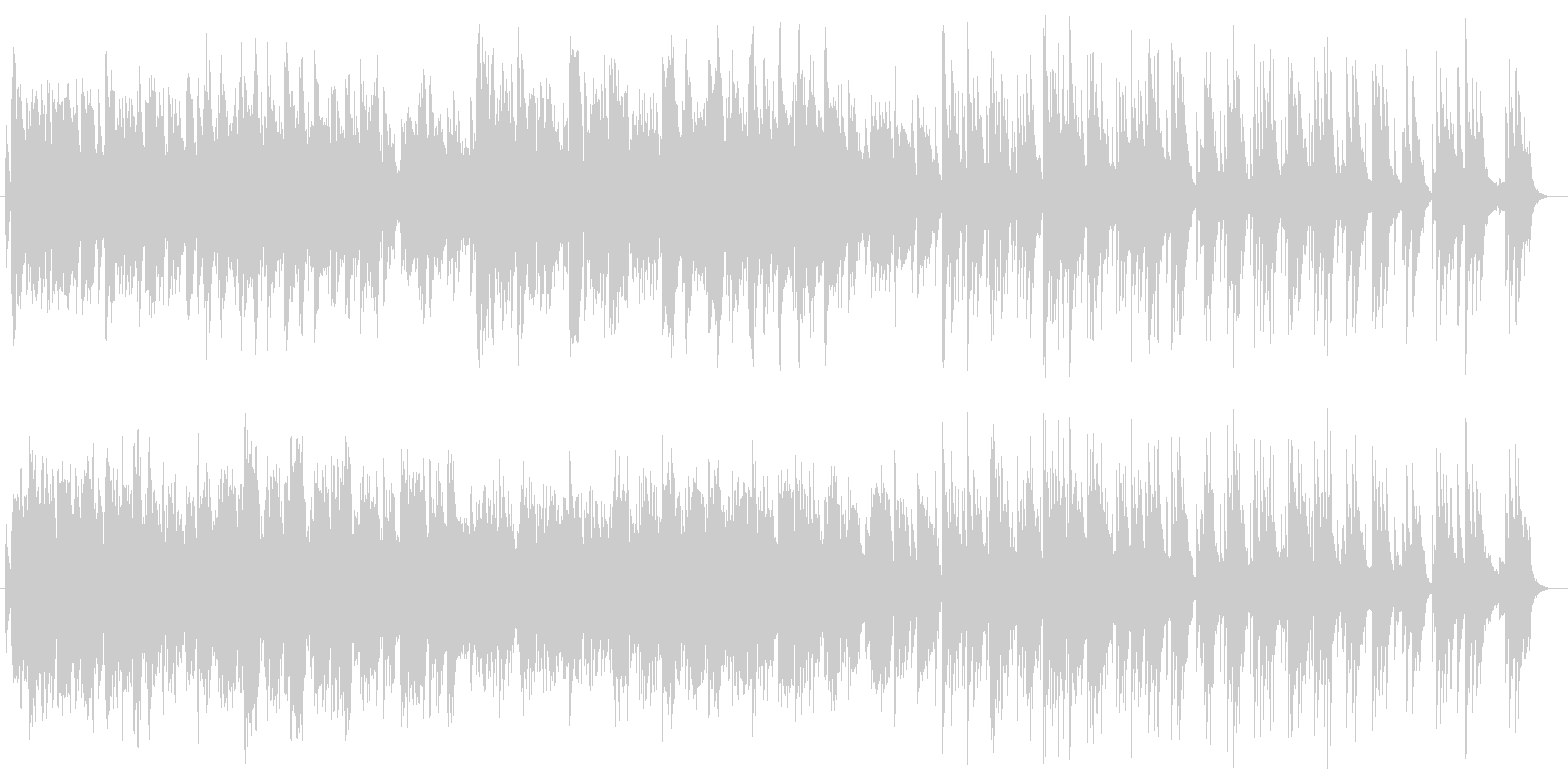 悲しくて切ないピアノ伴奏の音楽の未再生の波形