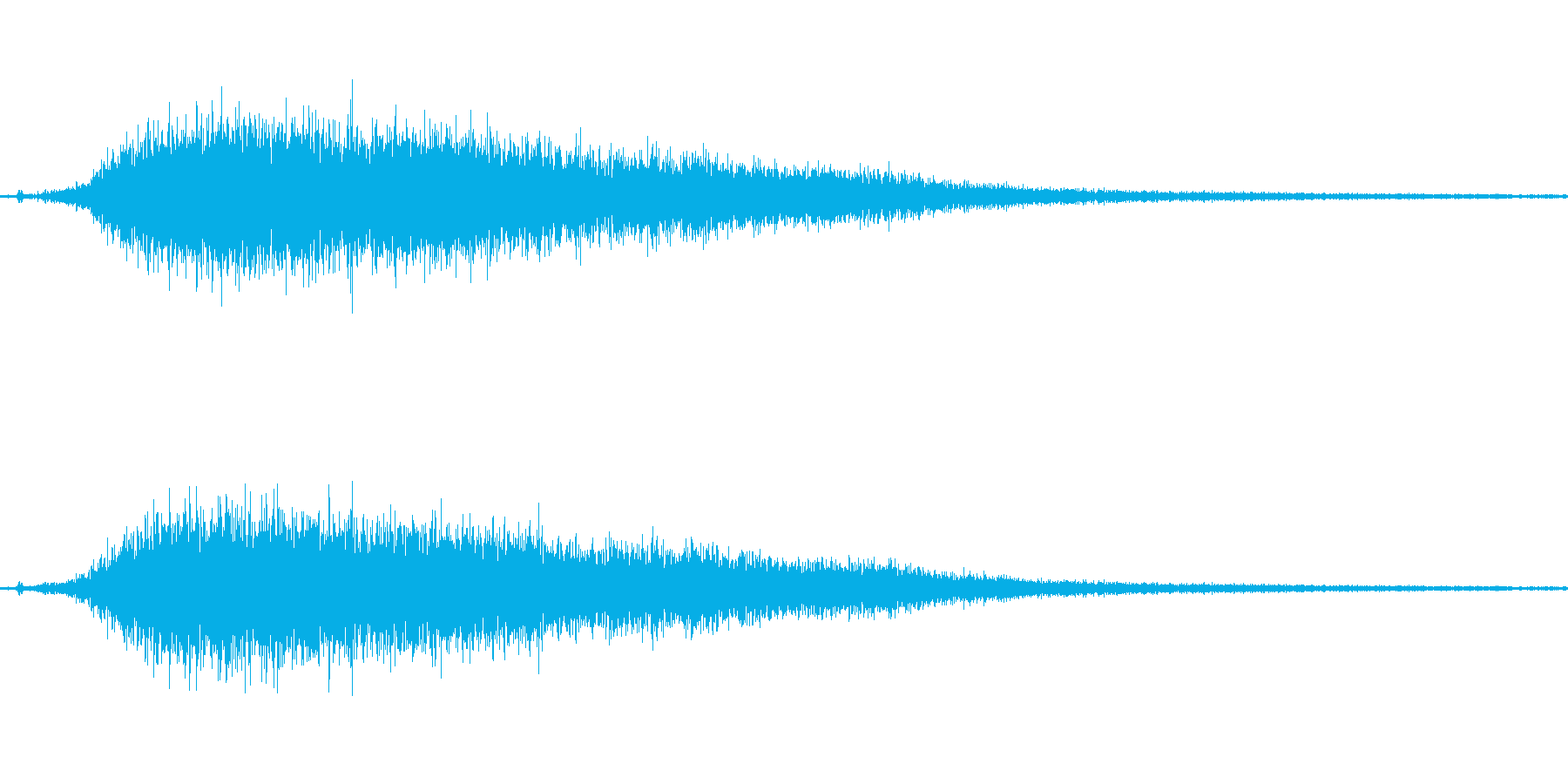 【プシュー】蒸気などを排出する音の再生済みの波形