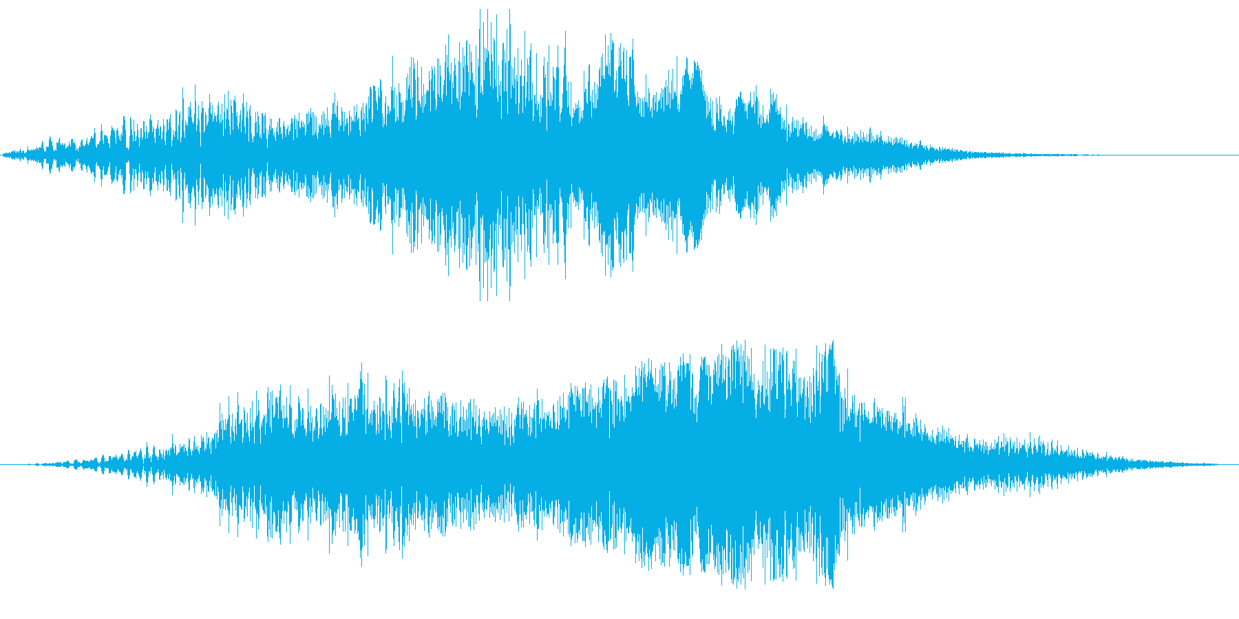 ボァ〜バァ〜(素敵な物が現れるような音)の再生済みの波形