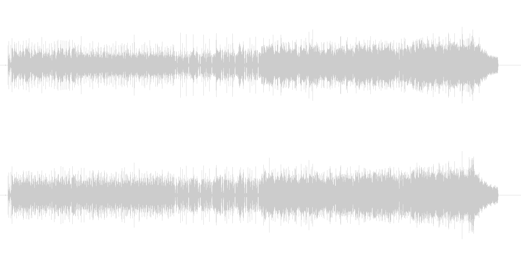 明日に向かってやるぞ的な曲の未再生の波形