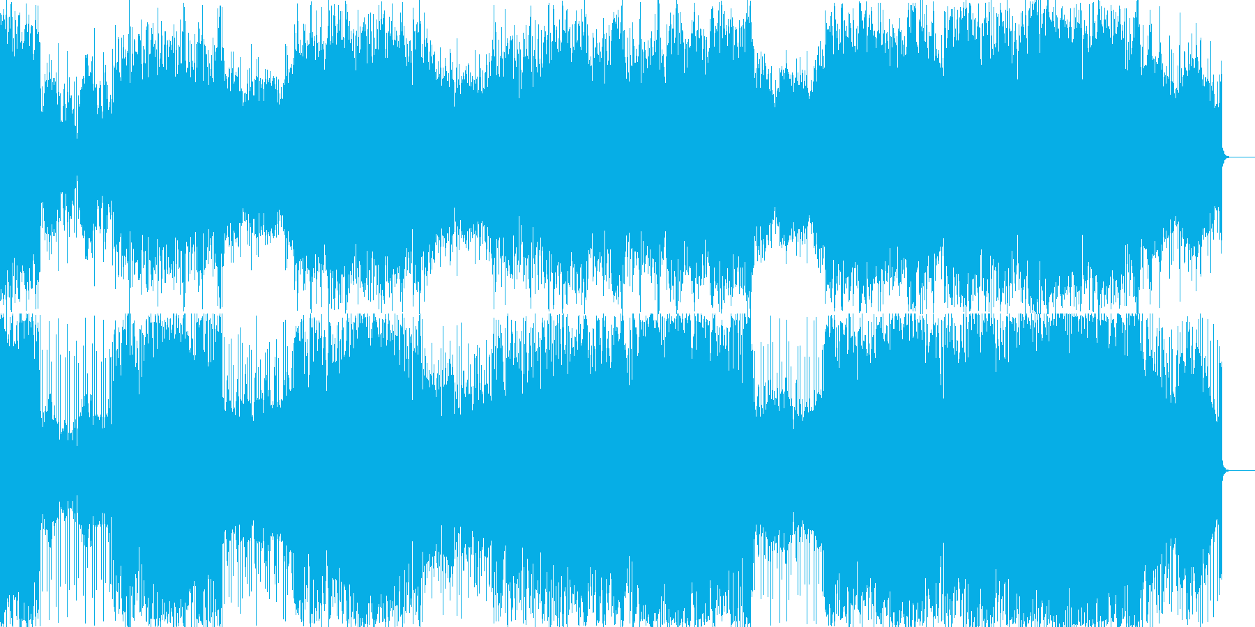 マジックショーのBGM。不思議な雰囲気の再生済みの波形