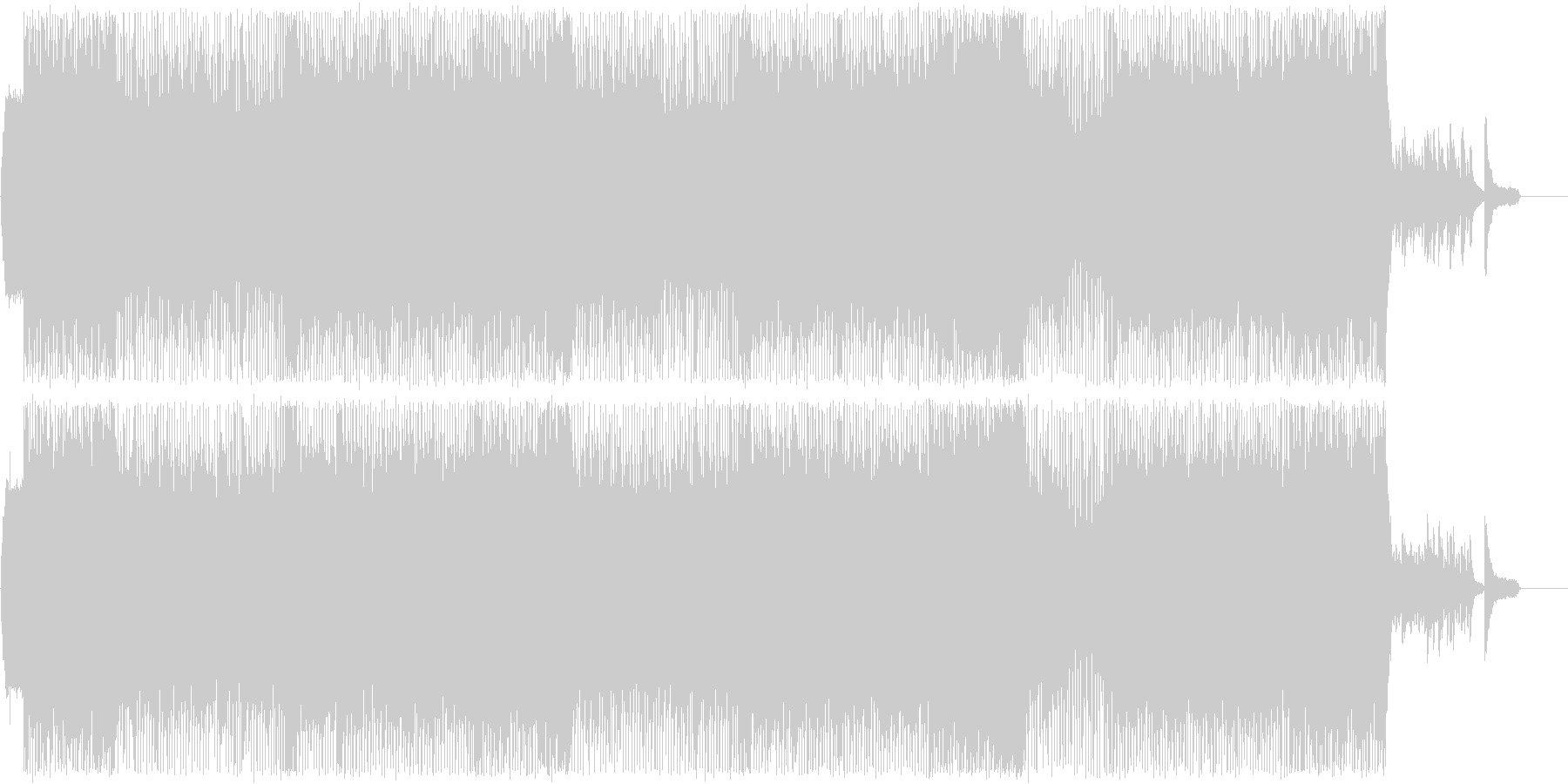 POP/EDM/Piano/ロックギターの未再生の波形