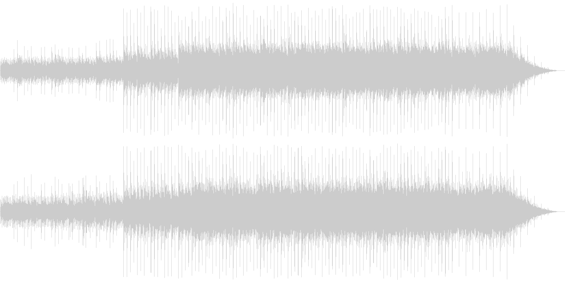 子供の知的好奇心をイメージした可愛い曲の未再生の波形