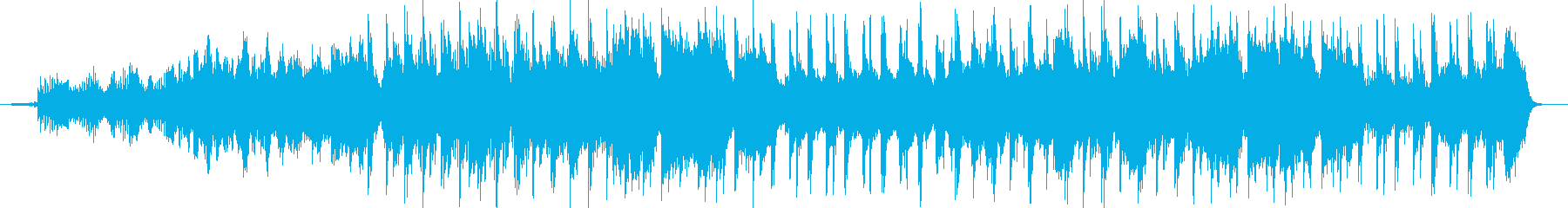 バイオリンなどによる美しい自然の風景の曲の再生済みの波形
