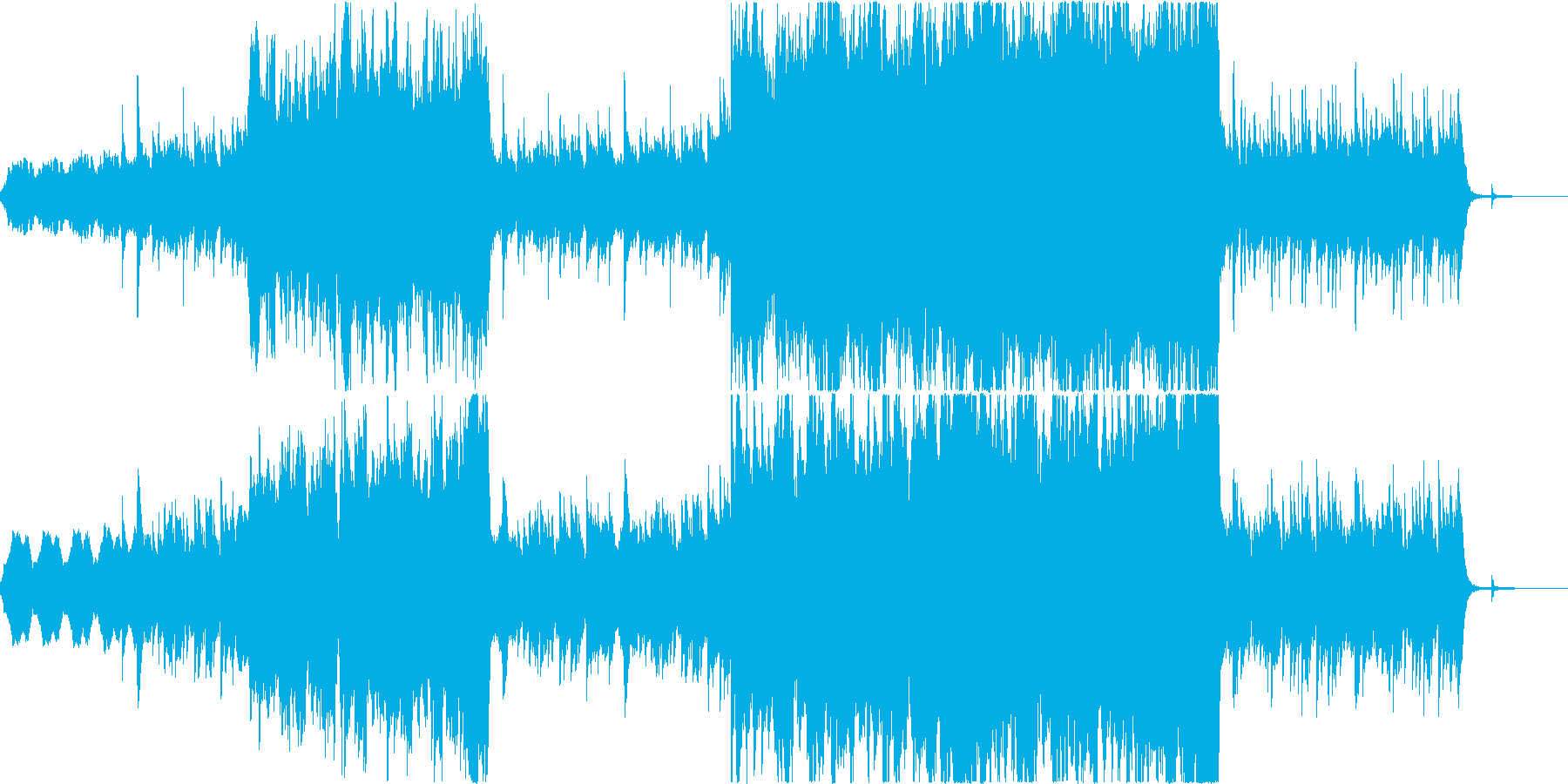 暖かな陽だまりのような昔を想う雰囲気の再生済みの波形