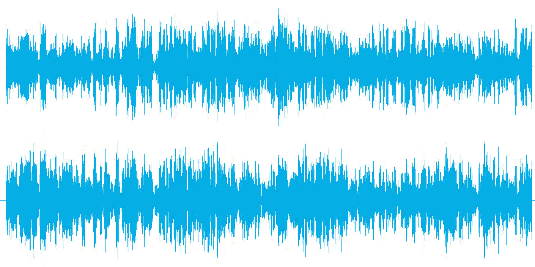 電撃のビリビリ音の再生済みの波形