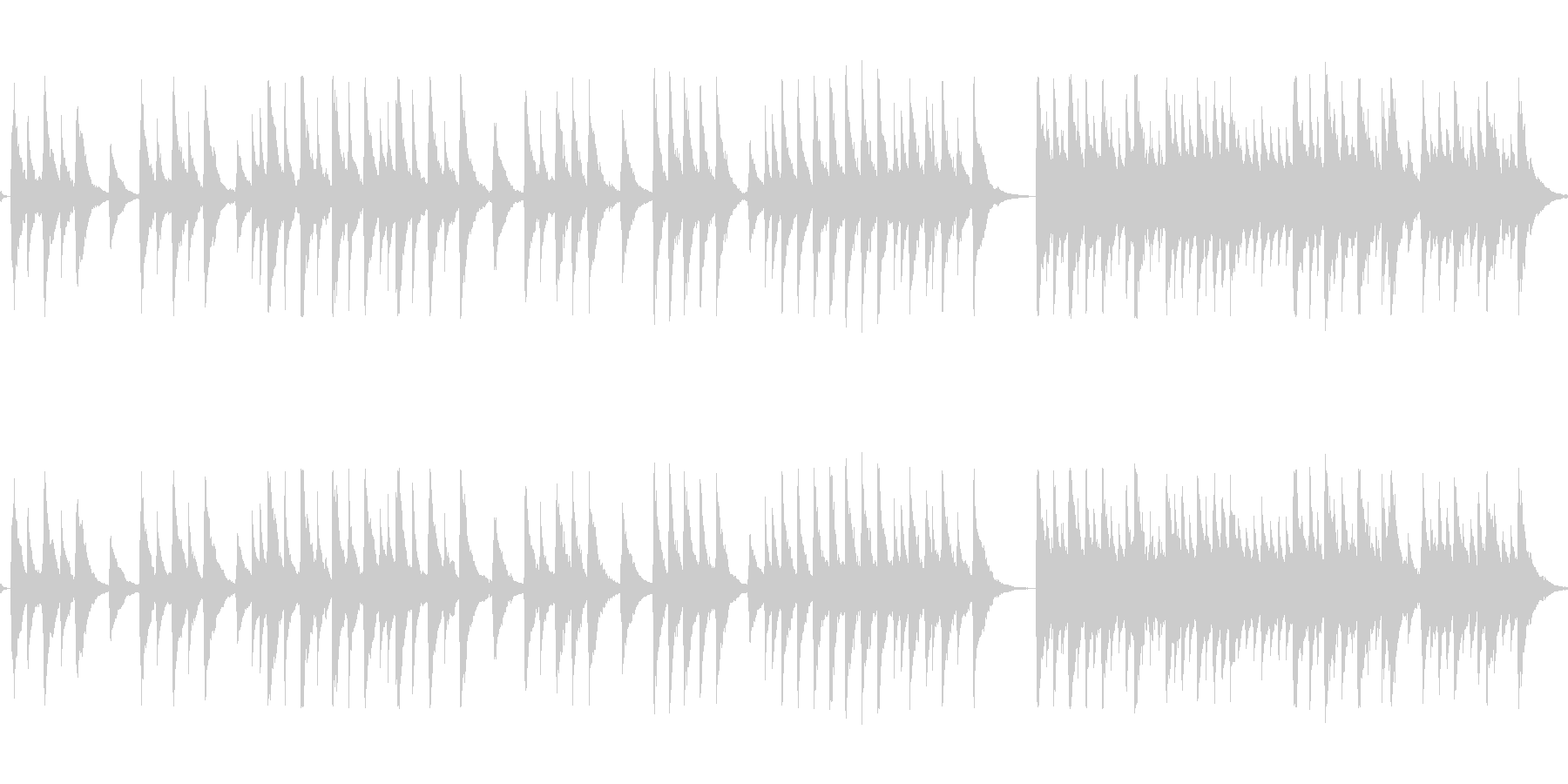 レトロなオルゴールの音色で感謝を伝えたいの未再生の波形