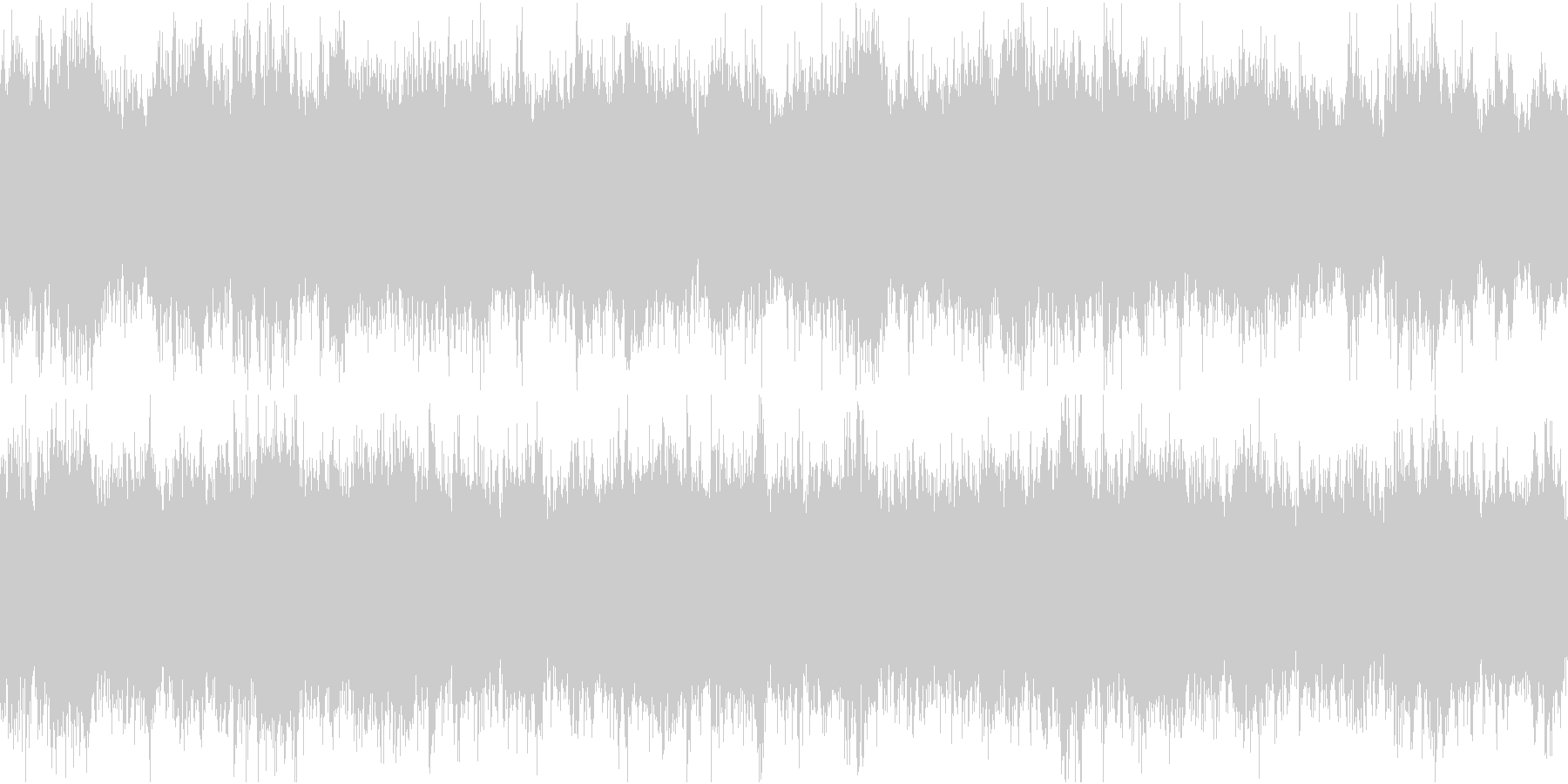 ドキュメンタリーやさしい曲1 リズムなしの未再生の波形