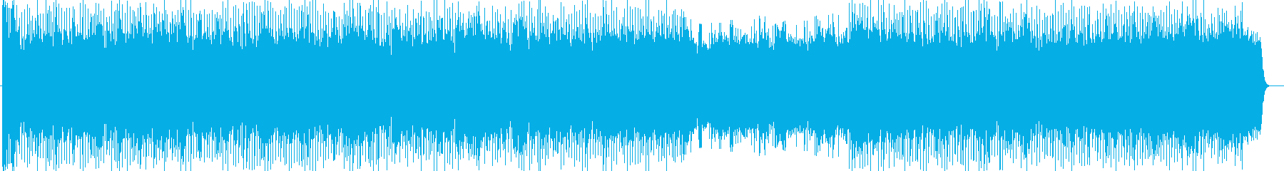テーマパークショー風シンセやギター曲の再生済みの波形