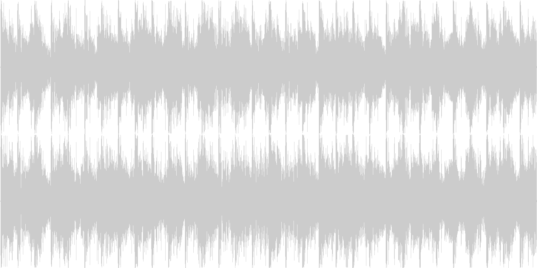 ハウス風のリズムを基調としたループ楽曲…の未再生の波形