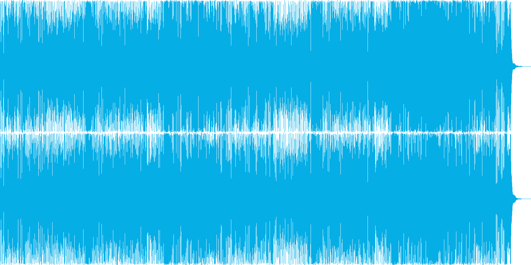 ↑↑アッパー↑↑の再生済みの波形