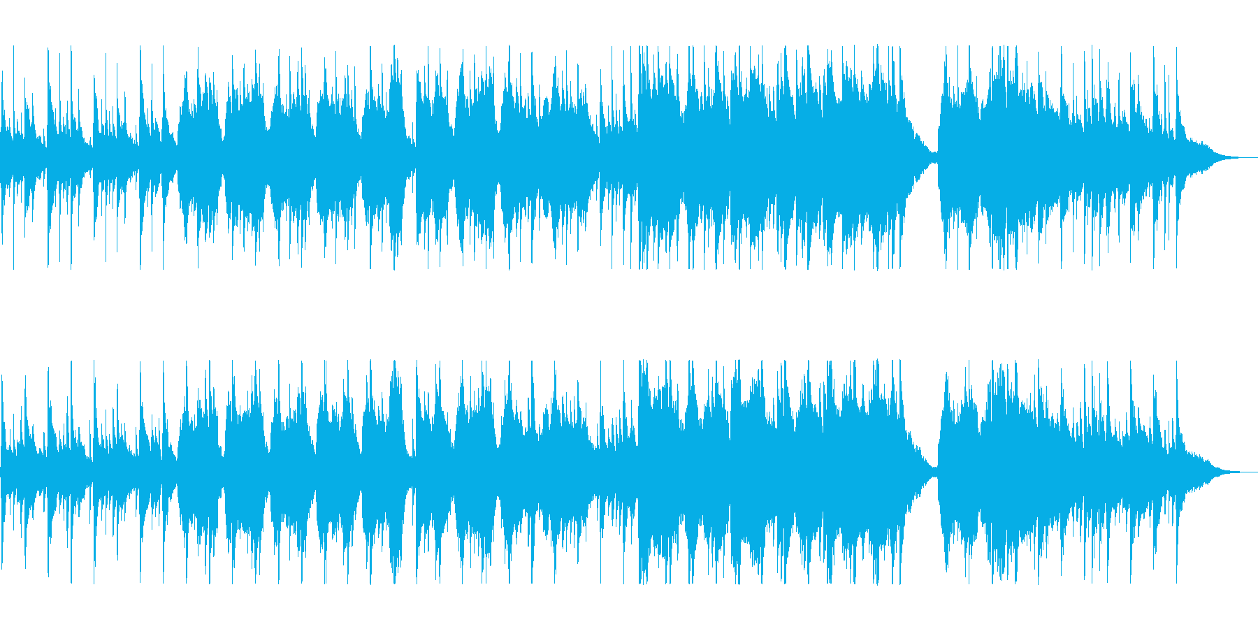 ゆったりとリラックスできるケルト音楽の再生済みの波形