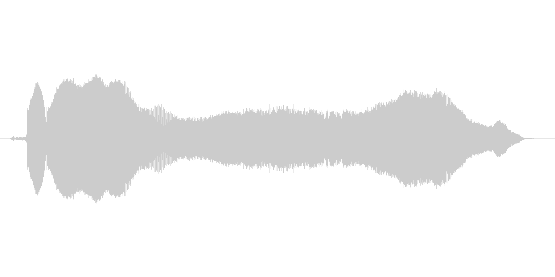 きゃああー!(Type-B)の未再生の波形